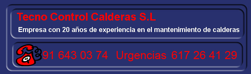 Mantenimiento calderas industriales